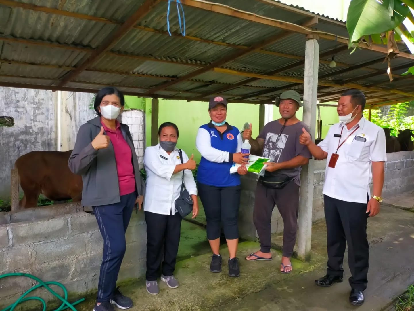 Biosecurity PMK di Kelurahan Padangsambian