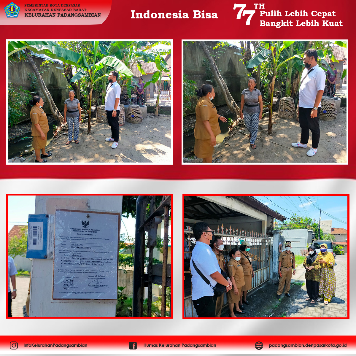 Atensi dan Penanganan Pengaduan Di Wilayah Kelurahan Padangsambian