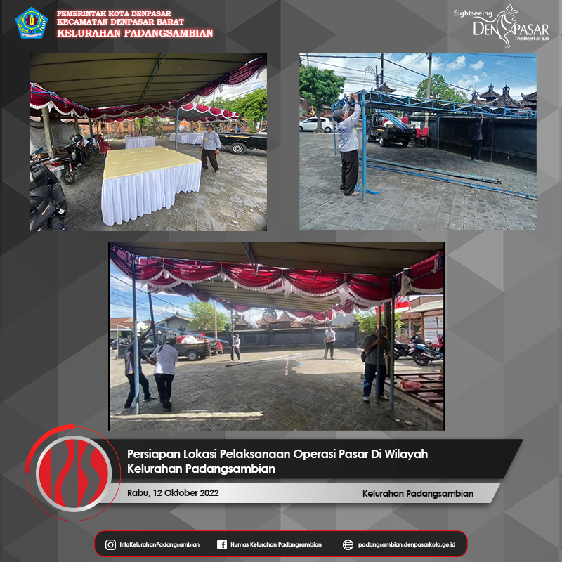 Persiapan Pelaksanaan Operasi Pasar Dalam Rangka Mengendalikan Inflasi Di Kelurahan Padangsambian