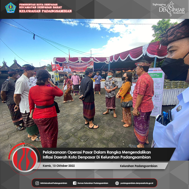 Kegiatan Operasi Pasar Rakyat Kelurahan Padangsambian