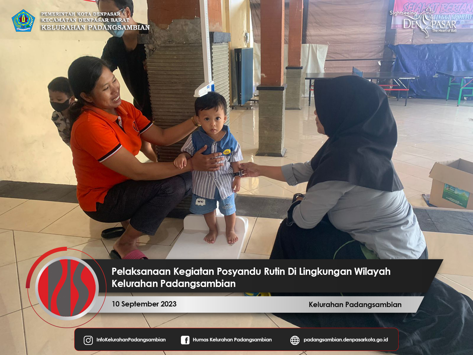 Posyandu Rutin Dilaksanakan Di Beberapa Lingkungan Wilayah Kelurahan Padangsambian