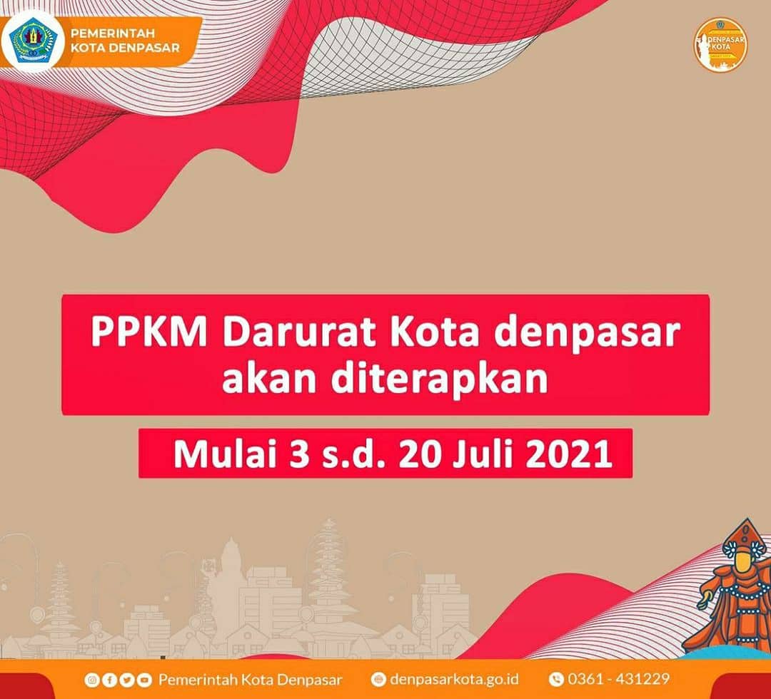 Pelaksanaan PPKM Darurat 3 - 20 Juli 2021