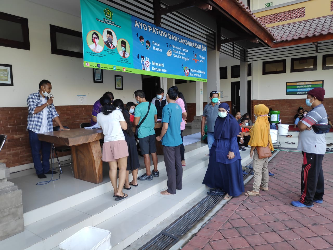 Vaksinasi Covid-19 Massal Tahap Pertama Kelurahan Padangsambian 1 Juni 2021