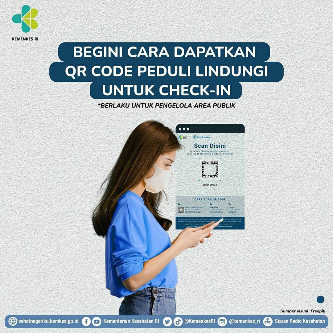 Cara Mendapatkan QR Code PeduliLindungi Untuk Check In (Untuk Pengelola Area Publik)