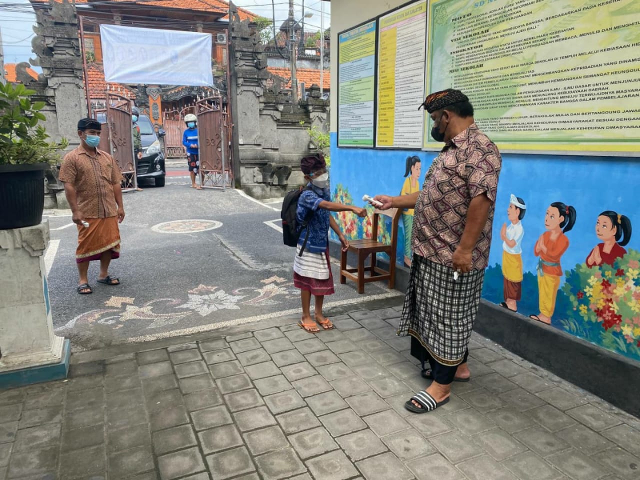 Hari Ketiga Pelaksanaan Kegiatan Sosialisasi dan Monev PTM TK dan Sekolah Di Kelurahan Padangsambian