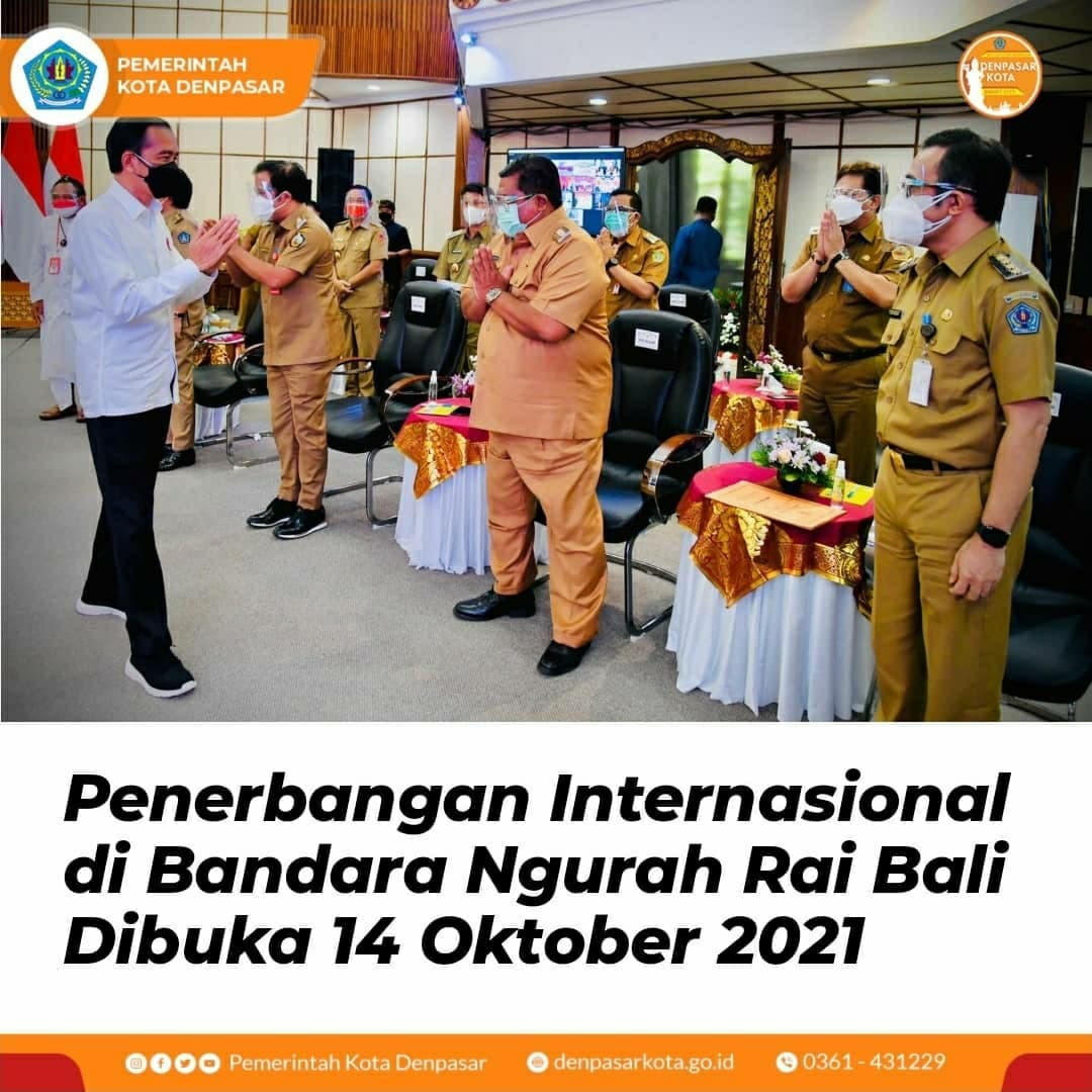 Penerbangan Internasional Di Bandara Ngurah Rai Bali Dibuka 14 Oktober 2021