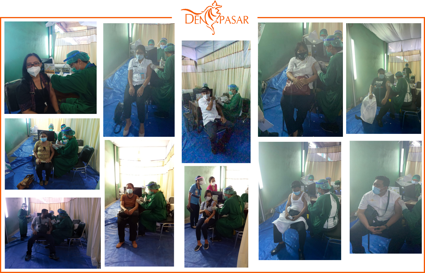 Vaksinasi Covid-19 Staff-Pegawai Kelurahan Padangsambian