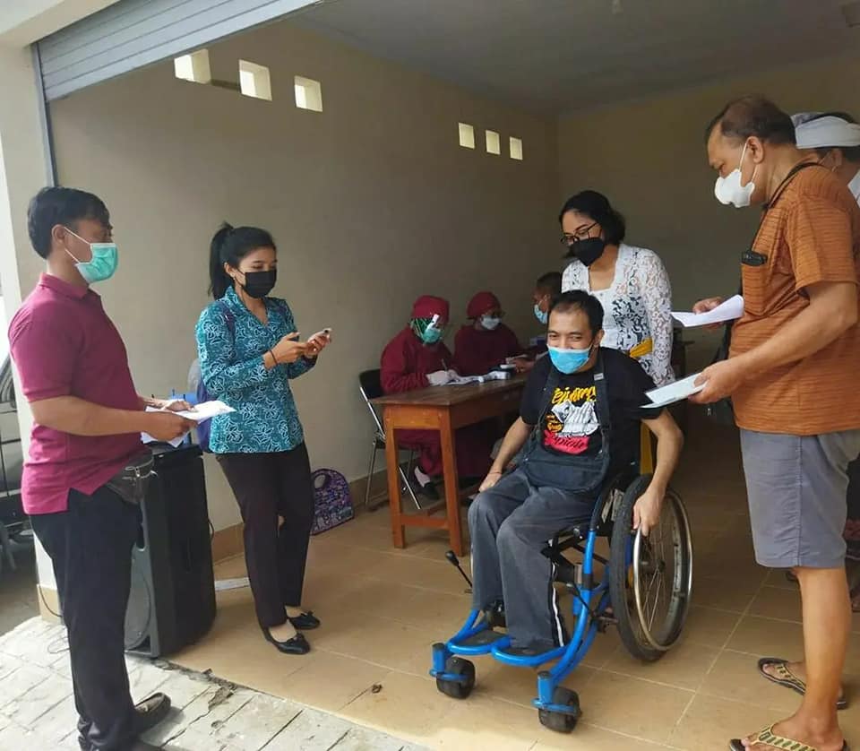Vaksinasi Covid-19 Tahap Kedua Bagi Kawan-Kawan Penyandang Disabilitas