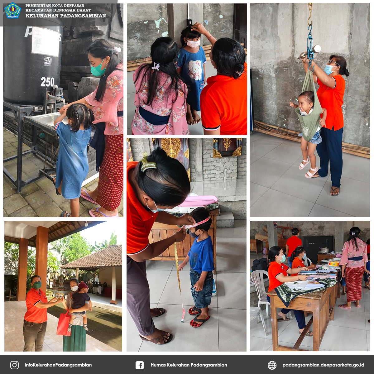 Pelaksanaan Kegiatan Rutin Posyandu Di Lingkungan Padangsambian Dan Padang Griya Kelurahan Padangsambian