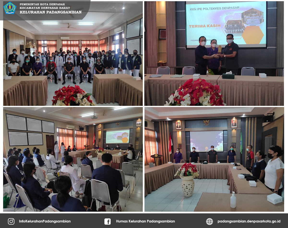 Acara Penutupan KKN Poltekkes Denpasar Di Kelurahan Padangsambian
