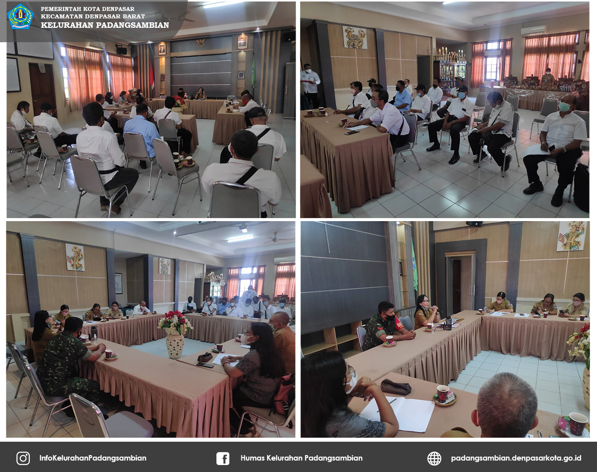 Kegiatan Rapat Koordinasi Kelurahan Padangsambian Januari 2022